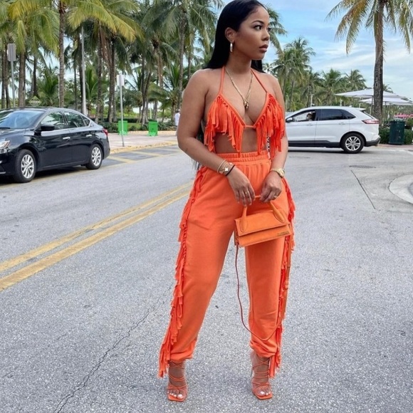 Pants - Mina Monroe “Summer Fringe Set”